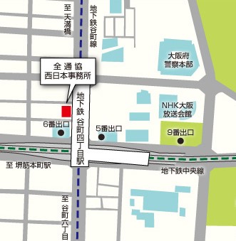 地図：西日本事務所